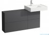 Laufen KARTELL szafka pod umywalkę Slim 120x27cm szary łupek H4082920336421
